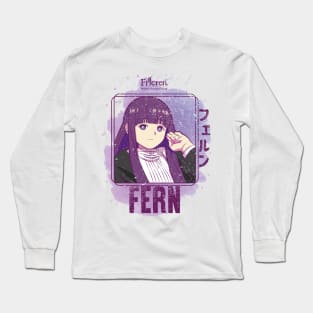 FRIEREN: BEYOND JOUNEYS END: FERN FULL COLOR (GRUNGE) Long Sleeve T-Shirt